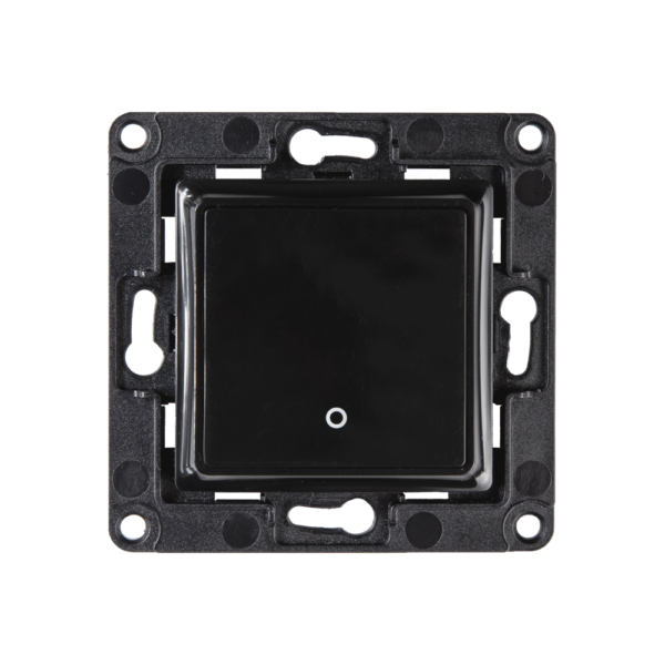 Shelly Wall Switch 1 nero - Pulsante smart. Colore nero