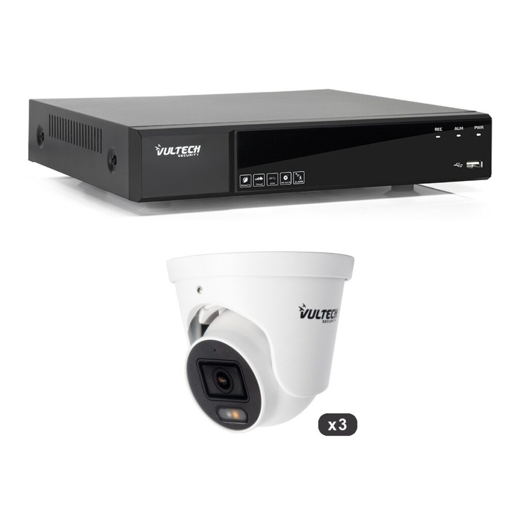 Kit videosorveglianza NVR 8ch + 3 Dome IP 6MP ECO