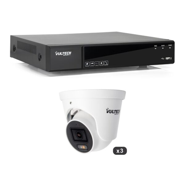 Kit videosorveglianza NVR 8ch + 3 Dome IP 6MP ECO