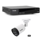 Kit videosorveglianza NVR 8ch + 3 Bullet IP 4MP LITE AI-ISP