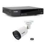 Kit videosorveglianza NVR 8ch + 3 Bullet IP 4MP LITE AI-ISP