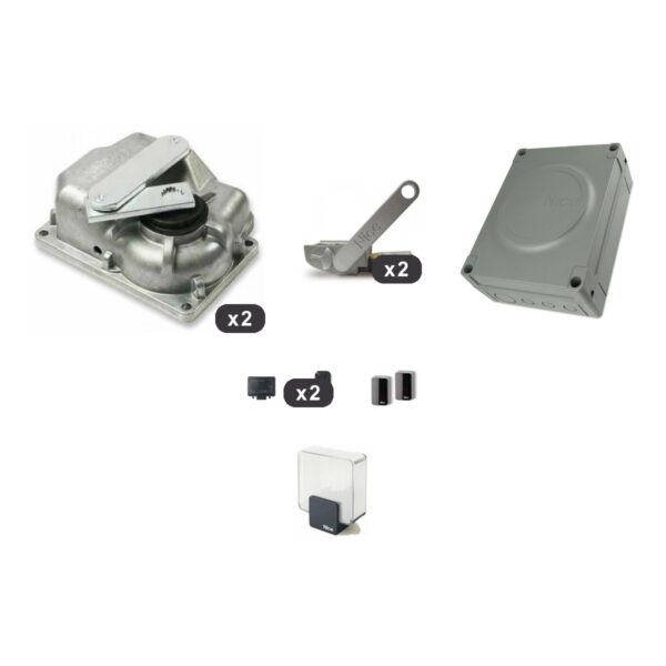 Kit Nice M-Fab 24HS interrato per cancelli a battente con ante fino a 3 m o 300 kg