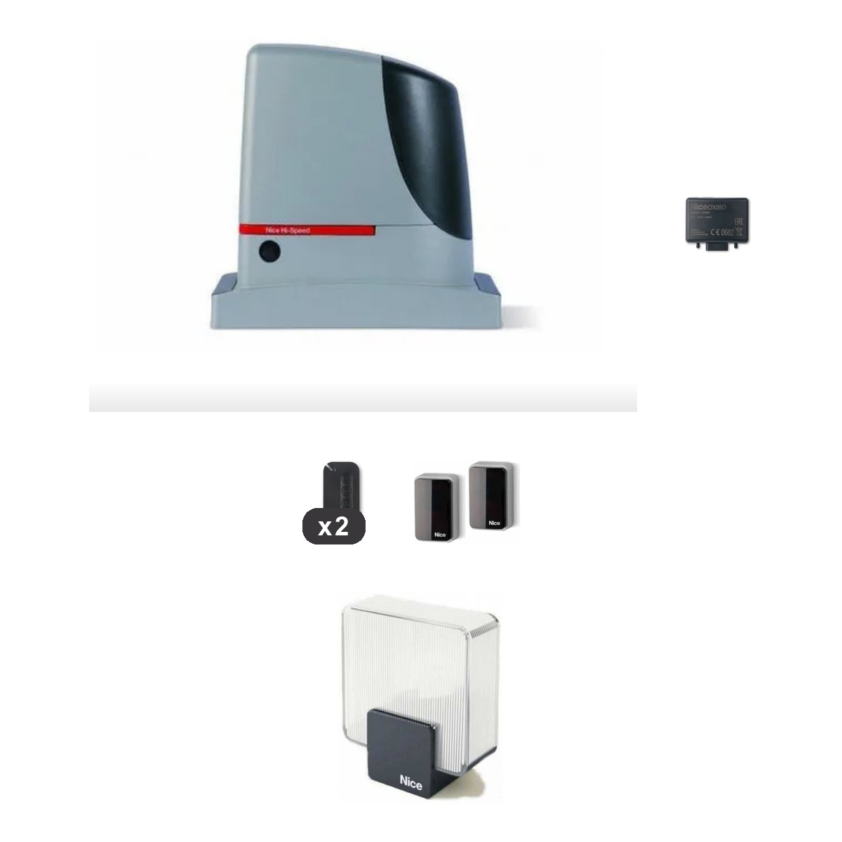 run1200hsklt-collage Kit Nice Run 1200 HS per cancelli scorrevoli fino a 1200 kg