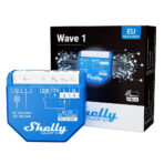 Shelly Qubino Wave 1 - versione Long Range, Misuratore di energia, 16A 1 ch. Z-Wave. Colore blu - immagine 2