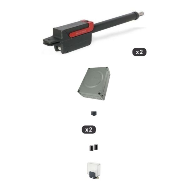 Kit Nice Titan HS per cancelli a battente con ante fino a 3,7 m o 450 kg