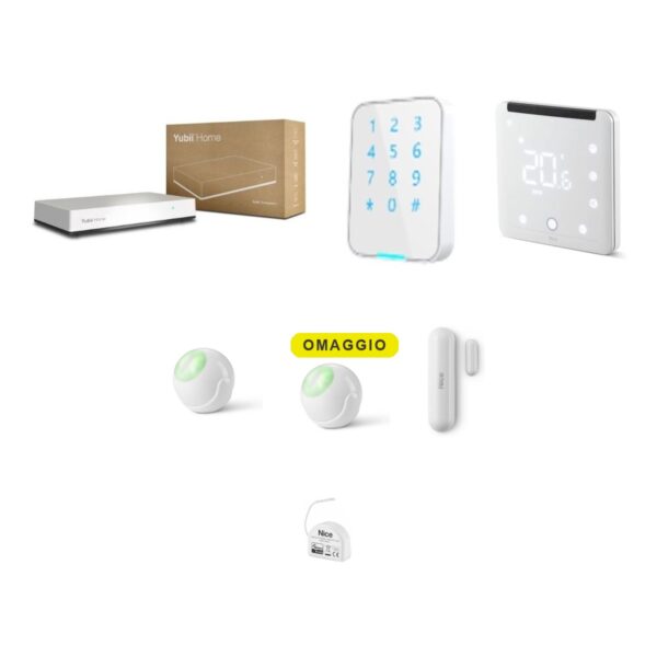 Pack B&B SMART Canale: Yubii Home, tastierino Z-Wave e dispositivi smart per camera o appartamento