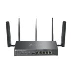 Omada Gateway VPN 4G+ Cat6 Wi-Fi 6 AX3000 con 4 porte PoE+ ER706WP-4G