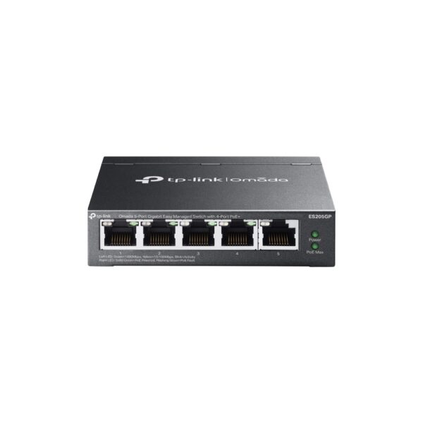 Omada ES205GP Switch Easy Managed 5 porte Gigabit con 4 porte PoE+