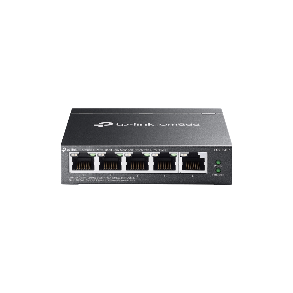 ES205GP-1 Omada ES205GP Switch Easy Managed 5 porte Gigabit con 4 porte PoE+ - immagine 1