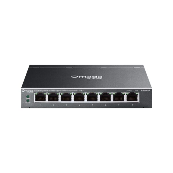 Omada ES208GP Switch Easy Managed 8 porte Gigabit PoE+