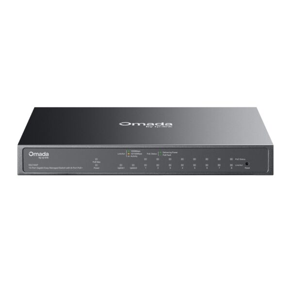Omada ES210GP Switch Easy Managed 10 porte Gigabit con 8 porte PoE+