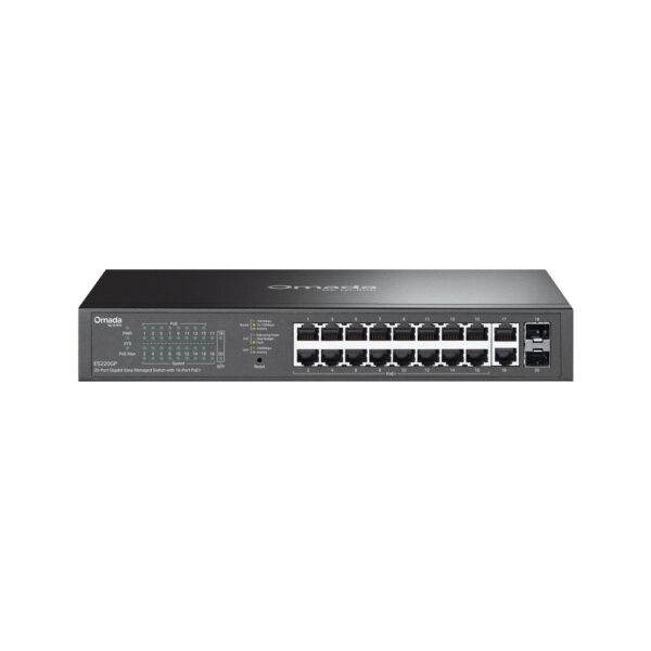 Omada ES220GP Switch Easy Managed 20 porte Gigabit con 16 porte PoE+