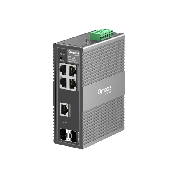 IES206G-1 Omada Switch industriale Easy Managed 6 porte Gigabit IES206G - immagine 1