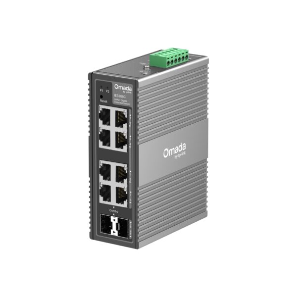 Omada Switch industriale Easy Managed 8 porte Gigabit IES208G