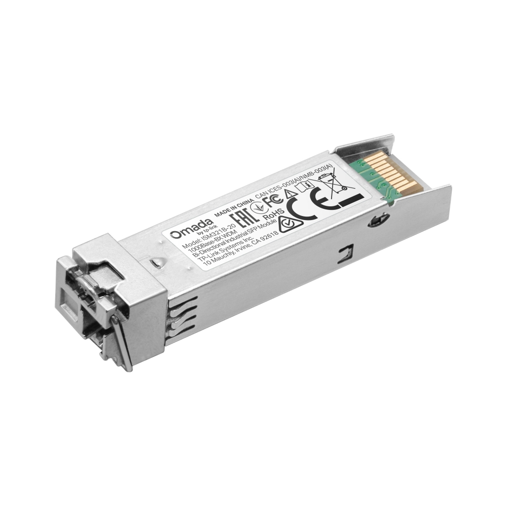ISM321B-20-1 Modulo SFP industriale 1000Base-BX monofibra LC TX 1310 nm / RX 1550 nm 20 km −40/+85 °C - immagine 1