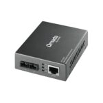 Media converter Fast Ethernet RJ45 / fibra monomodale SC 20 km