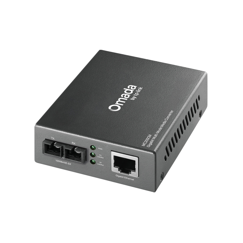 MC200CM-1 Media converter Gigabit RJ45 / fibra multimodale SC 550 m - immagine 1