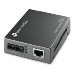 Media converter Gigabit RJ45 / fibra monomodale SC 20 km