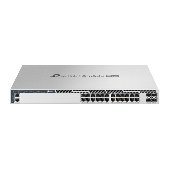 S6500-24MPP4Y-1 Omada Pro 24-Port 2.5G Stackable L3 Managed PoE++ Switch with 4 25G Slots S6500-24MPP4Y - immagine 1