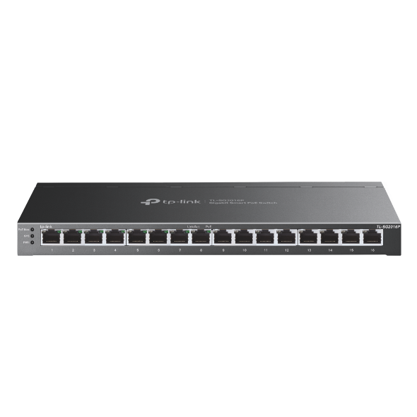 SG2016P-1 Omada Switch Smart Desktop con 16 Porte Gigabit di cui 8 PoE+ SG2016P - immagine 1