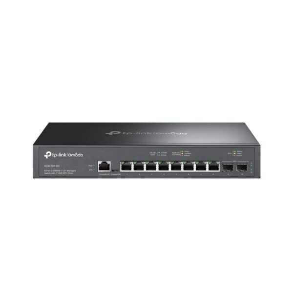 Omada Switch Managed L2+ con 8 Porte 2.5G e slot SFP+ 10GE SG3210X-M2
