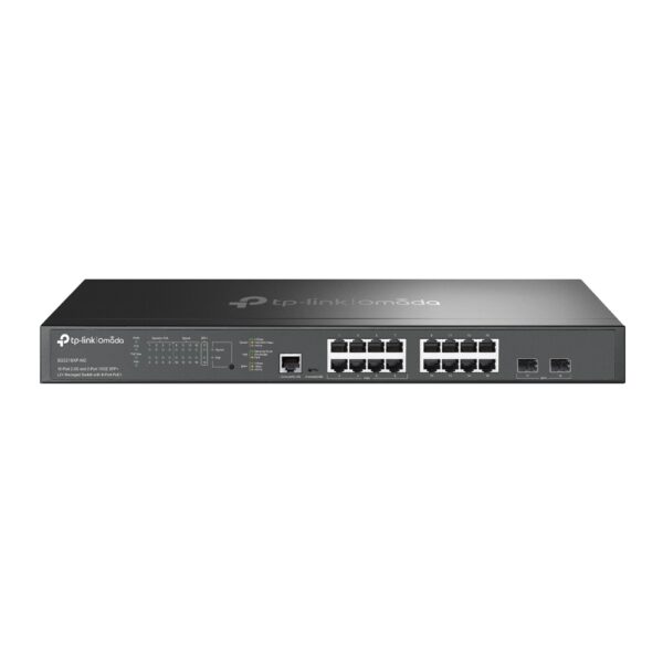 Omada Switch Managed L2+ con 16 Porte 2.5G, 2 Porte 10GE SFP+ e 8 Porte PoE+ SG3218XP-M2