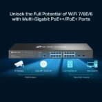 Omada Switch Managed L2+ con 16 Porte 2.5G, 2 Porte 10GE SFP+ e 8 Porte PoE+ SG3218XP-M2 - immagine 5