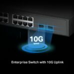 Omada Switch Managed L2+ con 16 Porte 2.5G, 2 Porte 10GE SFP+ e 8 Porte PoE+ SG3218XP-M2 - immagine 6