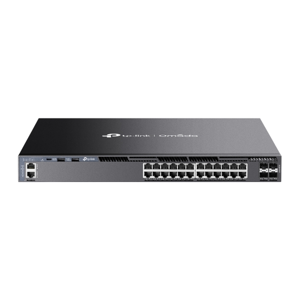 SG6428X-1 Omada Switch Managed L3 Stackable con 24 Porte Gigabit e 4 Slot 10G SG6428X - immagine 1