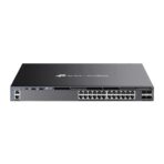 Omada Switch Managed L3 Stackable con 24 Porte Gigabit PoE+ e 4 Slot 10G SG6428XHP