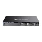 Omada Switch Managed L3 Stackable con 24 Porte Gigabit PoE+ e 4 Slot 10G SG6428XHP - immagine 2