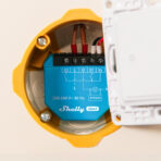 Shelly 1L Gen3 - Interruttore intelligente 1 canale senza neutro Wi-Fi/BT/Matter. Colore azzurro - immagine 5