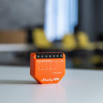 Shelly I4 Gen3 - Smart Control 4 input AC WiFi/BT/Matter. Colore arancione - immagine 3