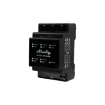 Shelly LAN Switch - Switch di rete DIN rail con 5 porte RJ45 ethernet. Colore nero - immagine 2