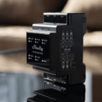 Shelly LAN Switch - Switch di rete DIN rail con 5 porte RJ45 ethernet. Colore nero - immagine 4