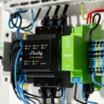 Shelly LAN Switch - Switch di rete DIN rail con 5 porte RJ45 ethernet. Colore nero - immagine 5