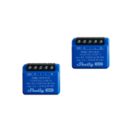 Shelly Mini 1 GEN3 2PACK- Smart Relay contatto pulito 8A AC/DC WiFi/BT/Matter. Colore blu - immagine 2