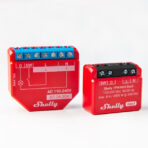 Shelly Mini 1PM Gen3 - Smart Relay 8A AC WiFi/BT/Matter + PM. Colore rosso - immagine 5