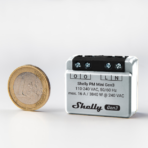 Shelly Mini PM Gen3 - confezione da 2 pezzi, Misuratore di energia, 16A Wi-Fi/BT. Colore grigio - immagine 4