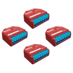Shelly Plus 1PM - Smart Relay 16A AC/DC WiFi/BT + PM. Colore rosso - immagine 4