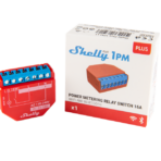 Shelly Plus 1PM - Smart Relay 16A AC/DC WiFi/BT + PM. Colore rosso - immagine 6