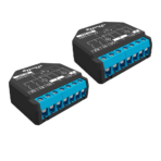 Shelly Plus 2PM DOUBLE PACK - Smart Relay 16A AC/DC WiFi/BT + PM. Colore nero - immagine 2