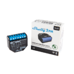 Shelly Plus 2PM - FOUR PACK Smart Relay Tapparelle 16A AC/DC WiFi + PM. Colore nero - immagine 3