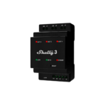 Shelly Pro 3 - IP Smart Relay contatto pulito DIN 3ch. LAN/WiFi/BT. Colore nero - immagine 2