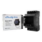 Shelly Pro 4PM - IP Smart Relay DIN 4 ch. LAN/WiFi/BT + PM. Colore nero - immagine 5