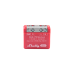 Shelly 1PM Mini Gen4 - Smart Relay 8A AC WiFi/BT/Matter/Zigbee + PM. Colore rosso - immagine 2