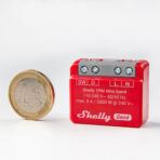 Shelly 1PM Mini Gen4 - Smart Relay 8A AC WiFi/BT/Matter/Zigbee + PM. Colore rosso - immagine 4