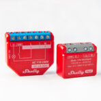 Shelly 1PM Mini Gen4 - Smart Relay 8A AC WiFi/BT/Matter/Zigbee + PM. Colore rosso - immagine 6