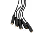 Shelly Splitter 1 to 5 - 3.5 mm Jack compatibile con "The Pill". Colore nero - immagine 3
