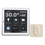 Shelly Wall Display + Sensore H&T - Pannello con Display touch Bianco. Colore bianco - immagine 2